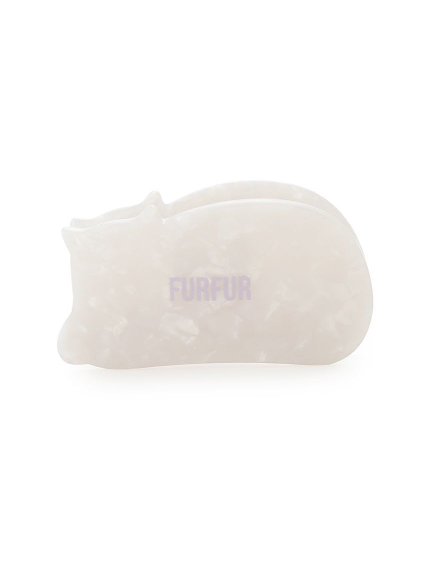 FURFUR「キャットモチーフビジューヘアクリップ」|ヘアバンド|