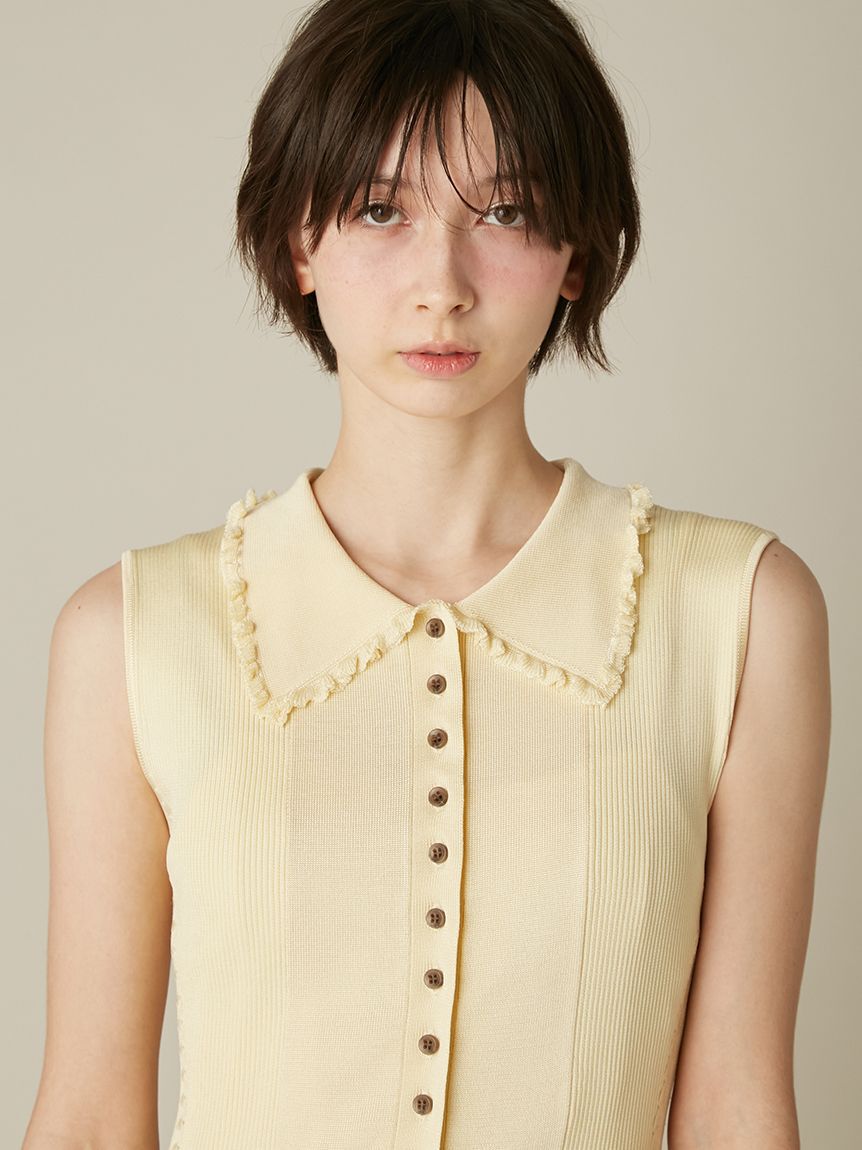 FURFUR「ポロニットワンピース」|ワンピース|