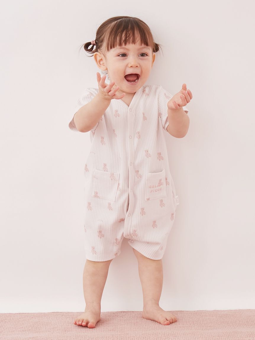 GELATO PIQUE KIDS & BABY「【BABY】ぬいぐるみ柄ロンパース」|ロンパース|