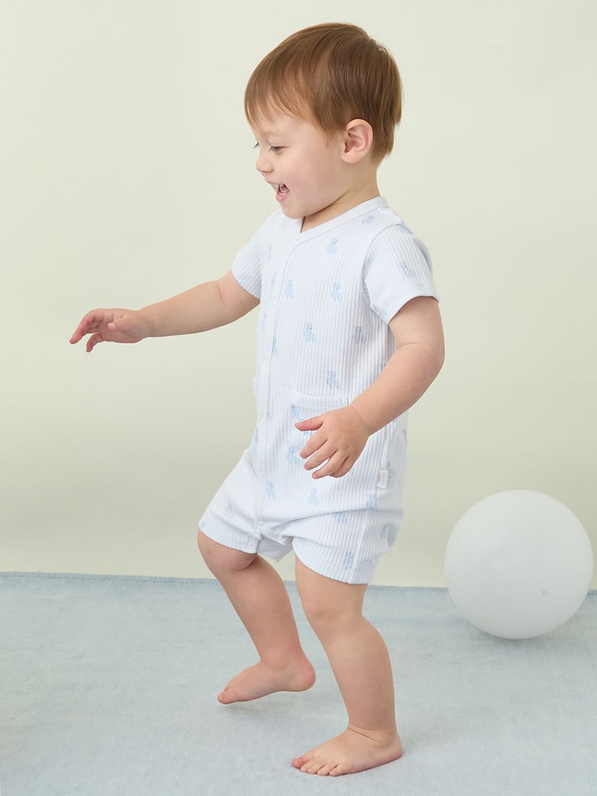 GELATO PIQUE KIDS & BABY「【BABY】ぬいぐるみ柄ロンパース」|ロンパース|BLU