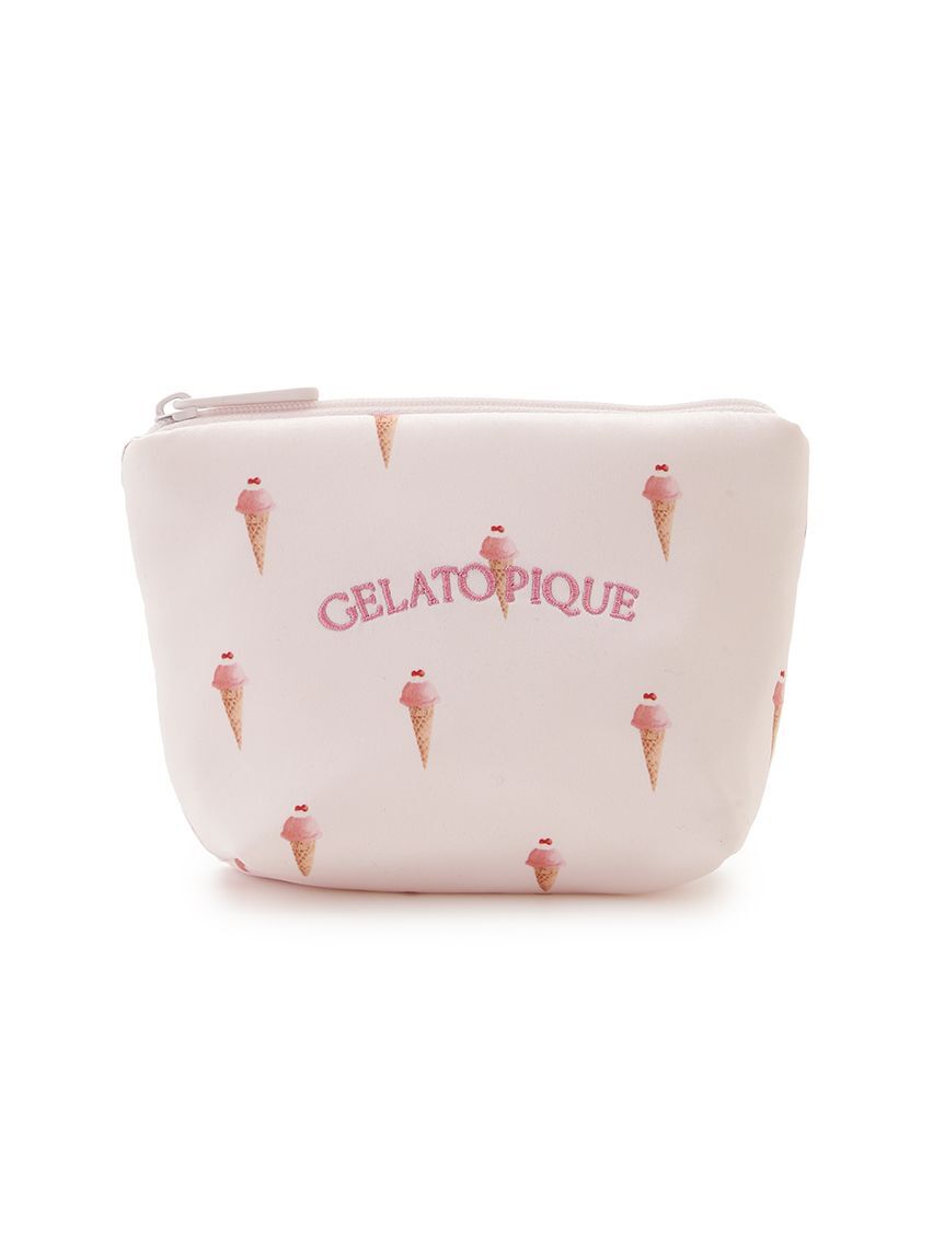 gelato pique「ソルベ総柄ティッシュポーチ」|ポーチ|PNK
