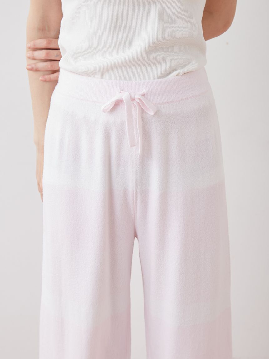 gelato pique「スムーズィーliteグラデーションボーダー7分丈パンツ」|ルームウェア|