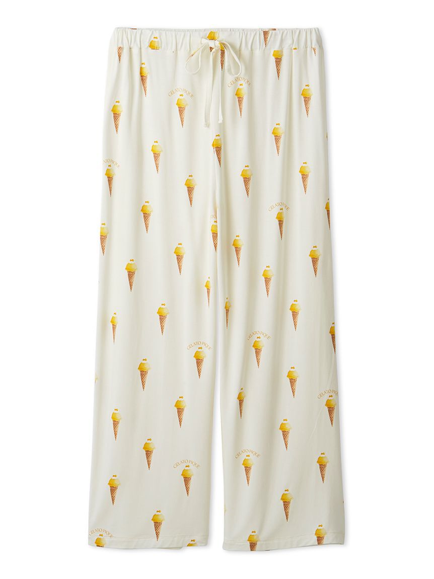 gelato pique「【接触冷感】ソルベ柄ロングパンツ」|ルームウェア|