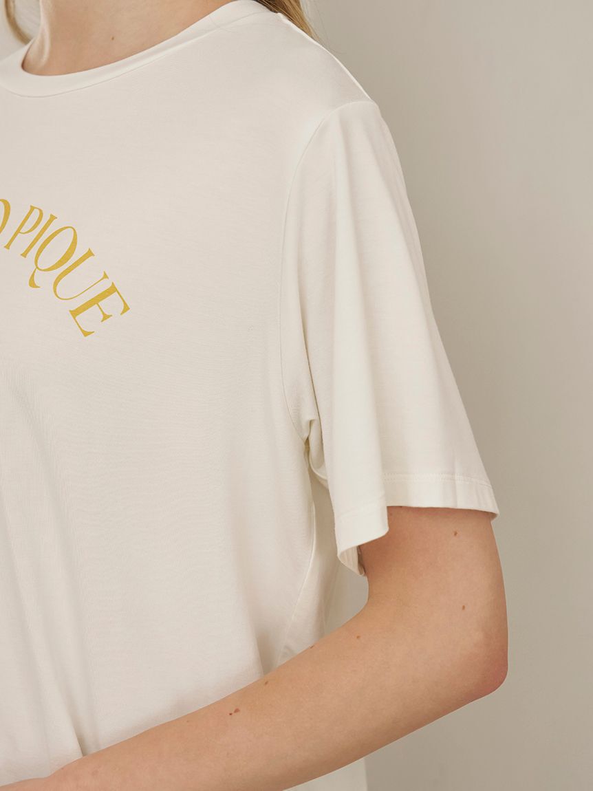 gelato pique「【接触冷感】ソルベワンポイントTシャツ」|ルームウェア|