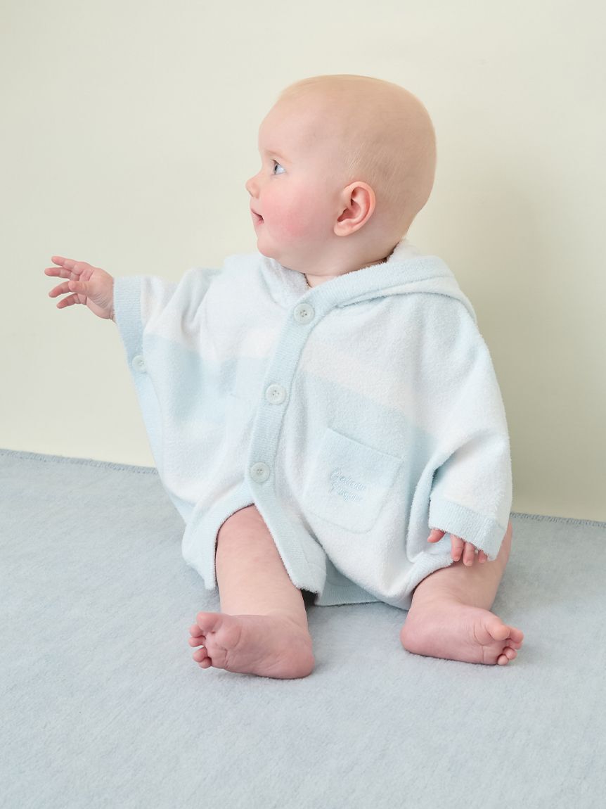 GELATO PIQUE KIDS & BABY「【BABY】グラデーションボーダーポンチョ」|その他ベビーウェア|
