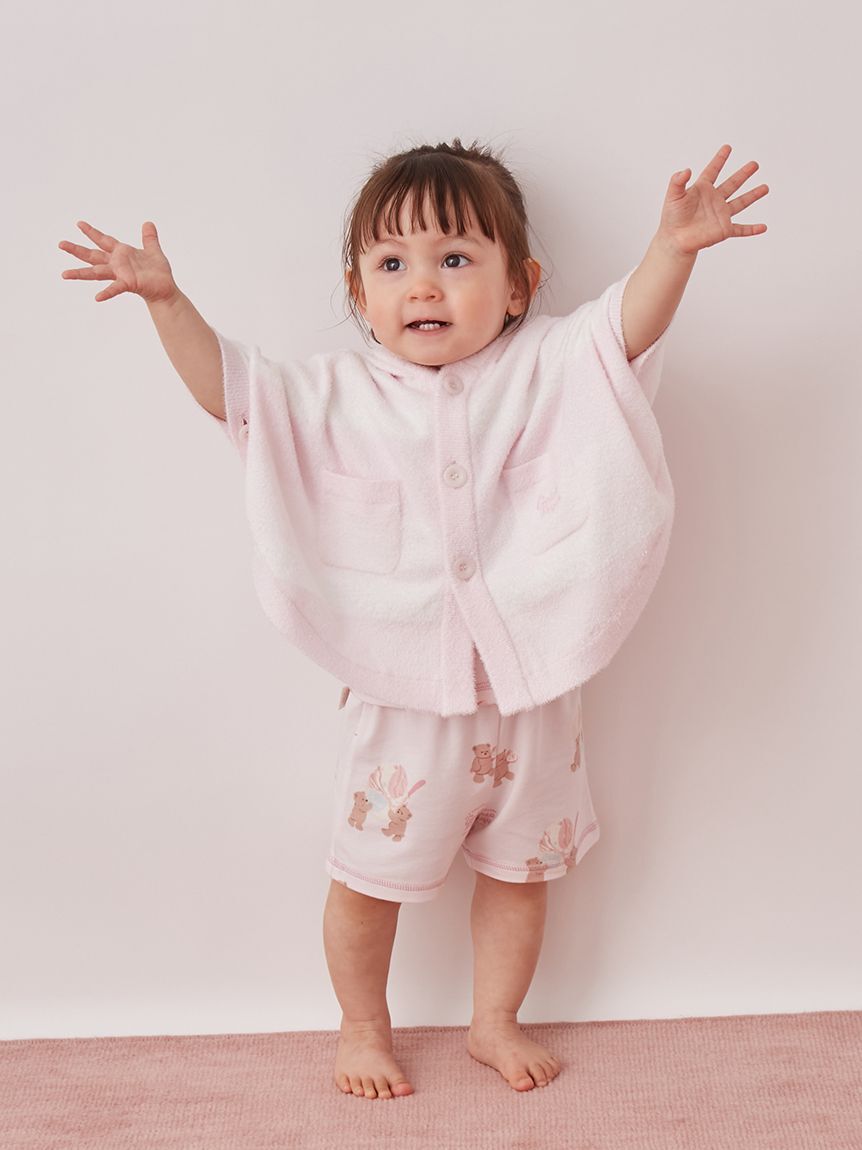GELATO PIQUE KIDS & BABY「【BABY】グラデーションボーダーポンチョ」|その他ベビーウェア|