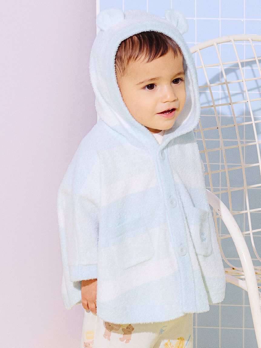GELATO PIQUE KIDS & BABY「【BABY】グラデーションボーダーポンチョ」|その他ベビーウェア|