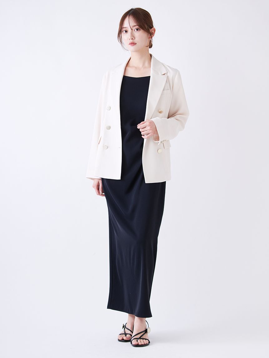 SNIDEL「ボレロセットキャミワンピース」|ドレス|