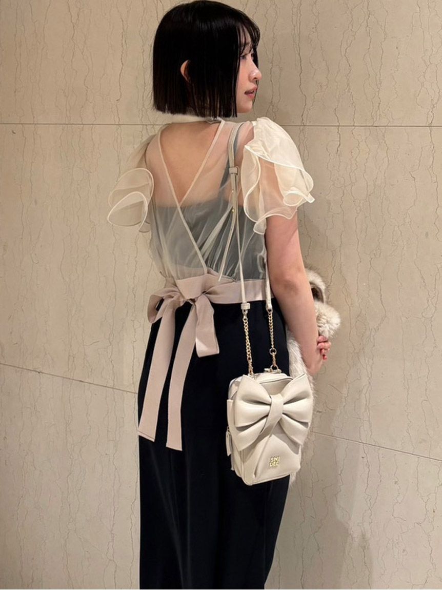 SNIDEL「ボレロセットキャミワンピース」|ドレス|