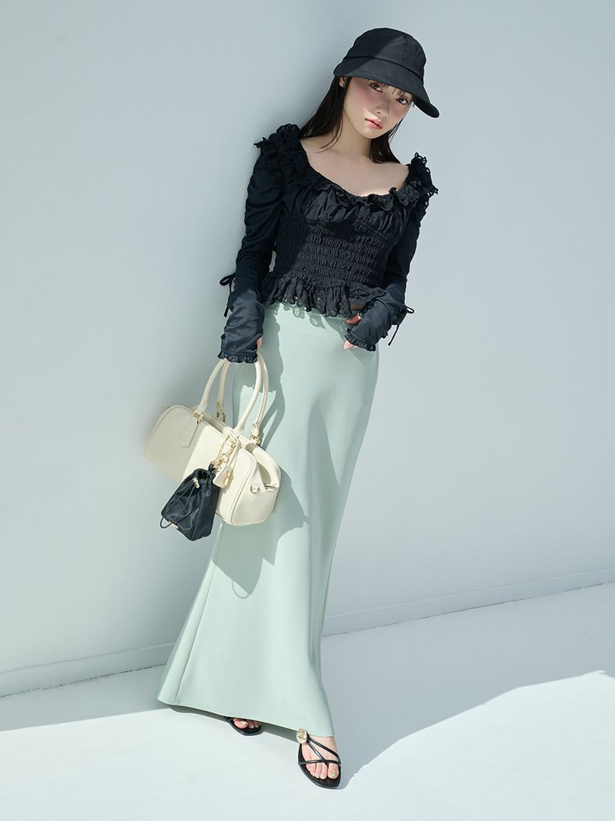 SNIDEL「シンプルマーメイドスカート」|スカート|