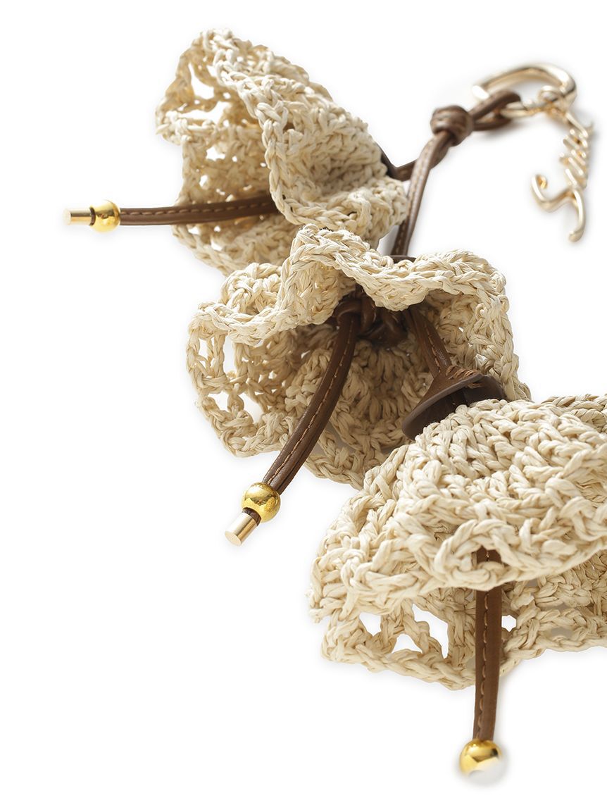 SNIDEL「クロシェチャーム」|キーケース|