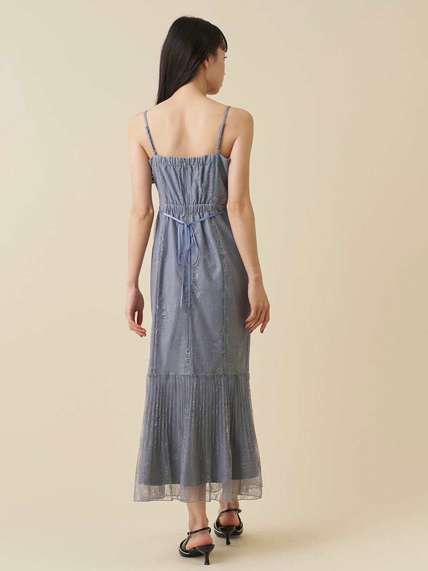 SNIDEL「レースケープセットマーメイドドレス」|ドレス|