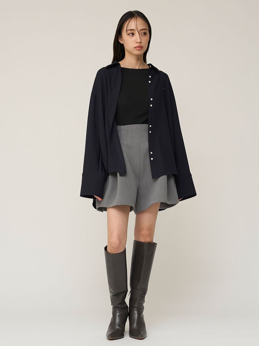 SNIDEL「バックサテンシャツ」|シャツ・ブラウス|