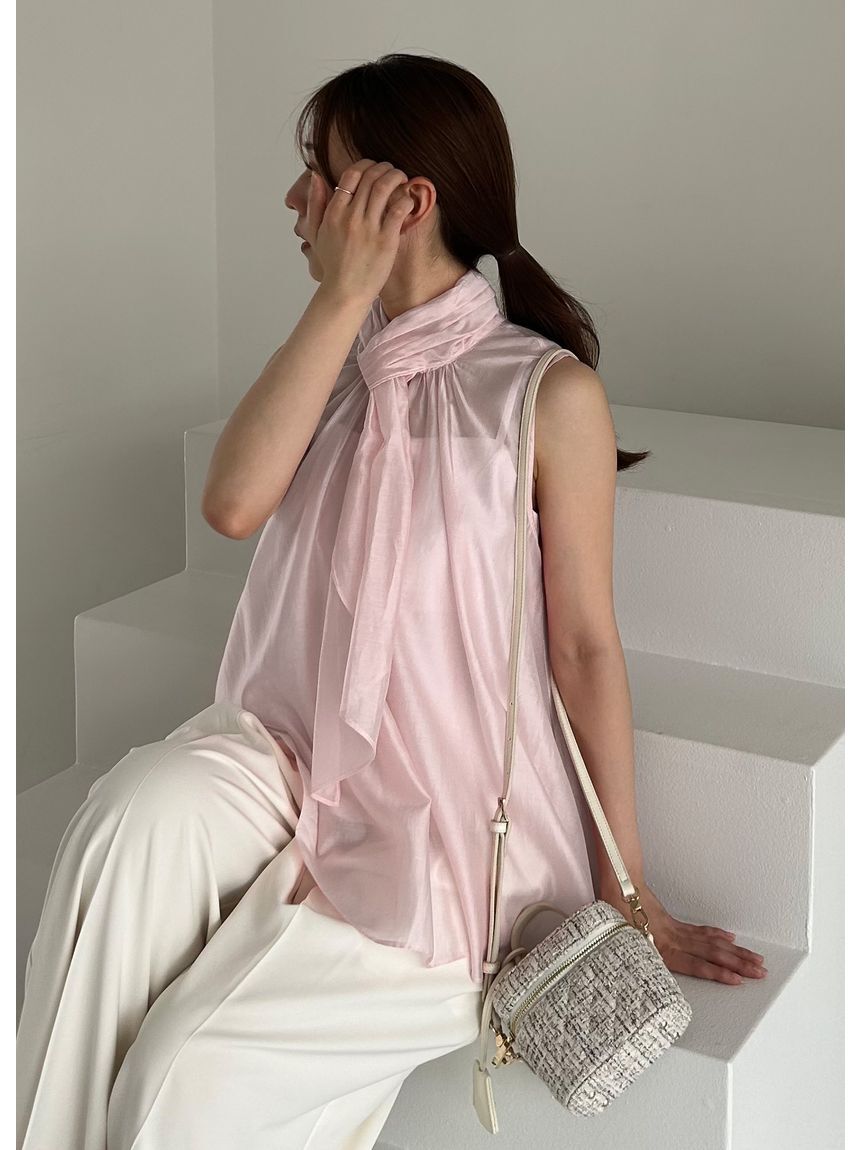 FRAY I.D「【限定カラー】シアーノースリボウタイブラウス」|シャツ・ブラウス|