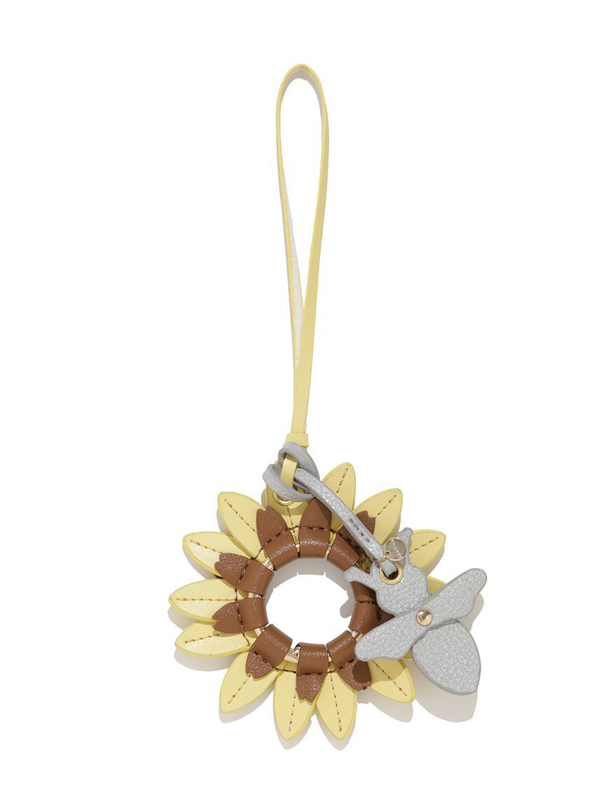 FRAY I.D「ブルーム&ウィングスチャーム」|キーケース|YEL