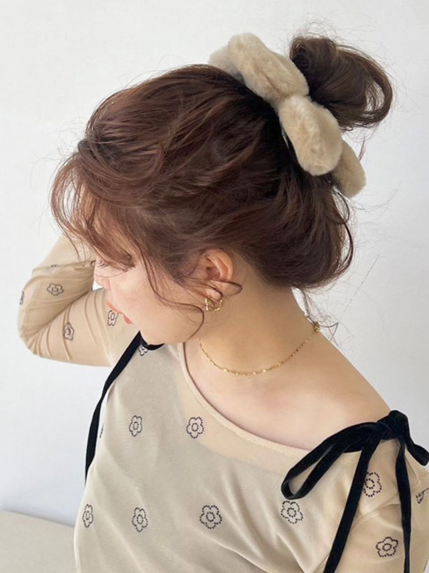 LILY BROWN「【LILY BROWN&times;MARY QUANT】デイジー柄シアーチュールトップス」|Tシャツ・カットソー|