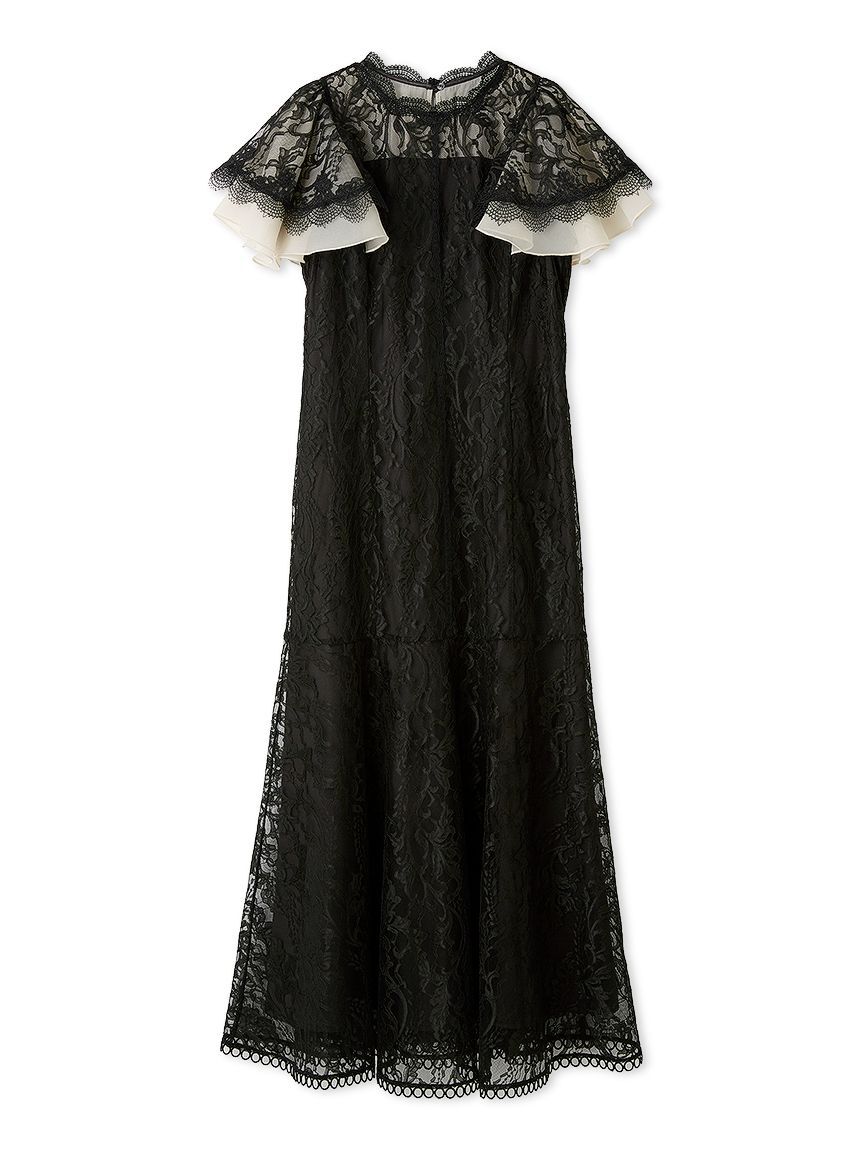 CELFORD「フレアスリーブレースマーメイドドレス」|ドレス|