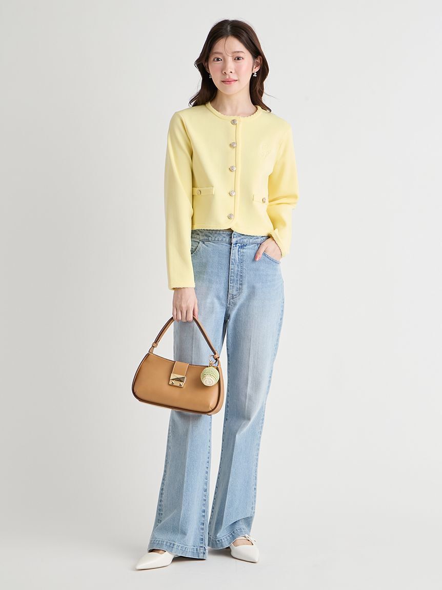 CELFORD「ハイウエストフレアデニムパンツ」|デニム|