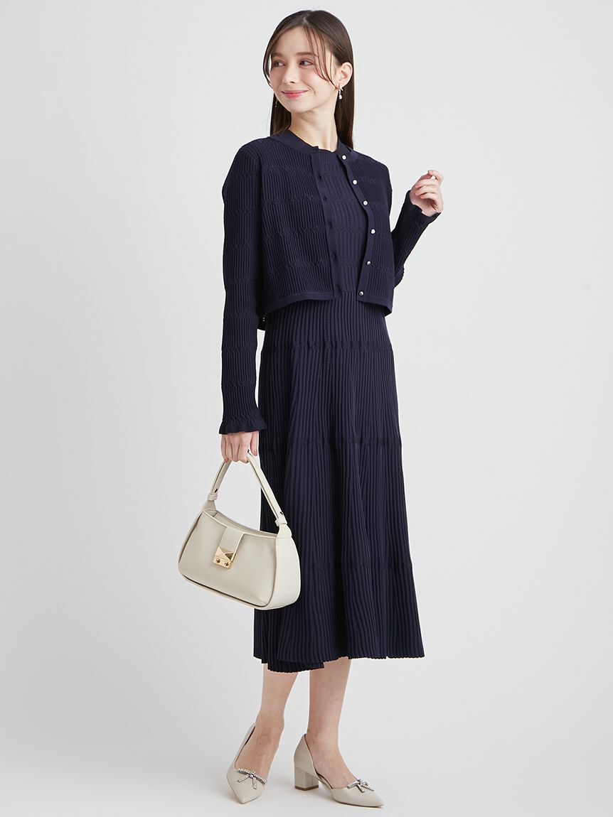 CELFORD「【洗える】ディフォメーションワンピース」|ワンピース|