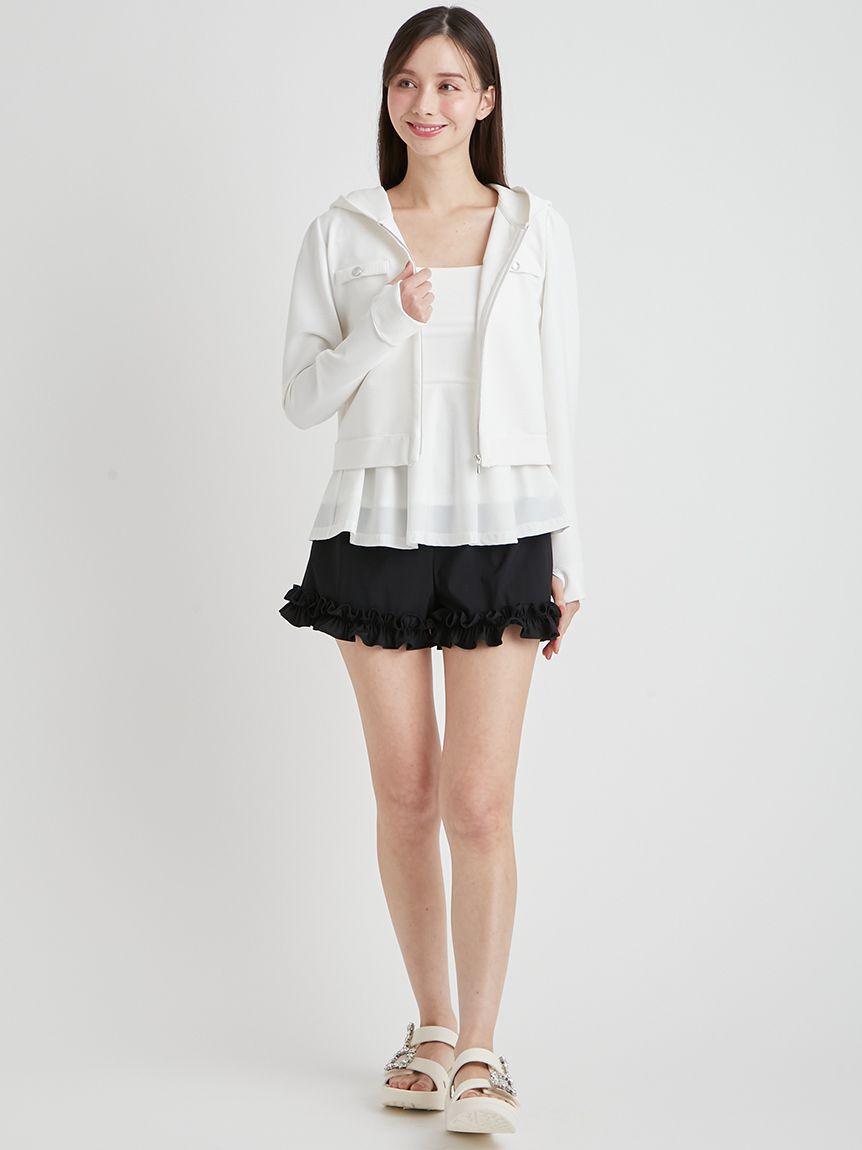 CELFORD「【水陸両用可】ラッシュガードポケットフーディー」|パーカー|