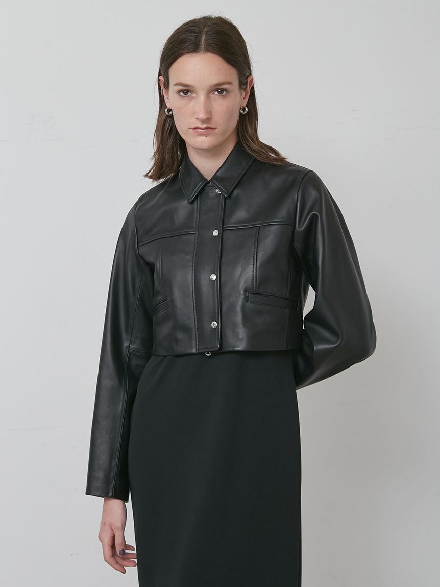 styling/「【セットアップ対応】ラムレザーブルゾン」|ブルゾン・スタジャン|