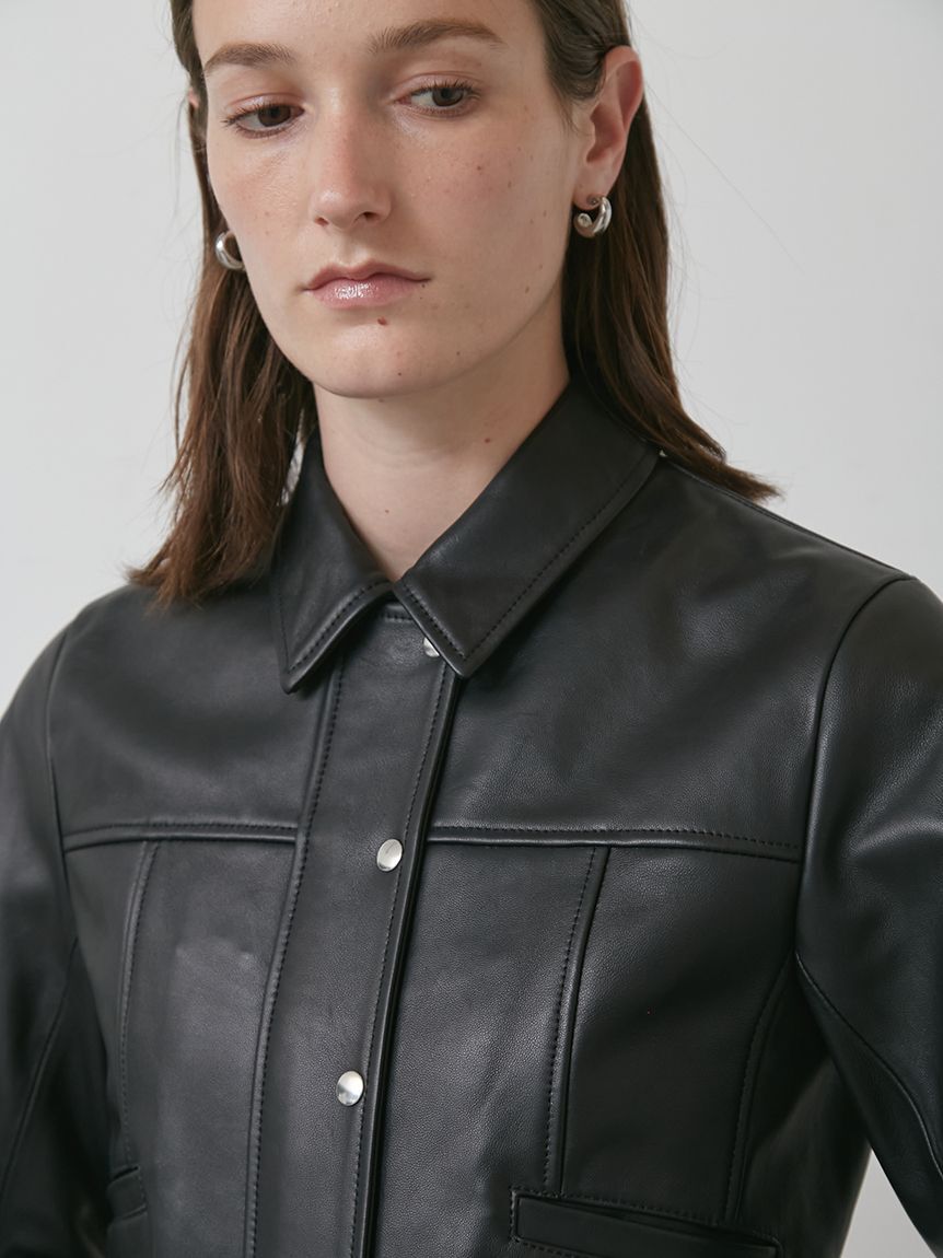 styling/「【セットアップ対応】ラムレザーブルゾン」|ブルゾン・スタジャン|