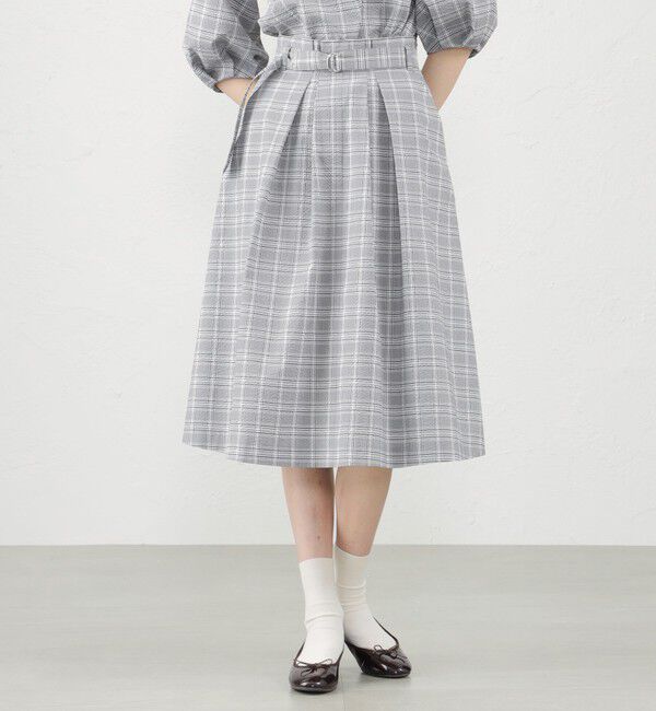 MACKINTOSH PHILOSOPHY「タータンチェックサッカースカート」|スカート|グレー