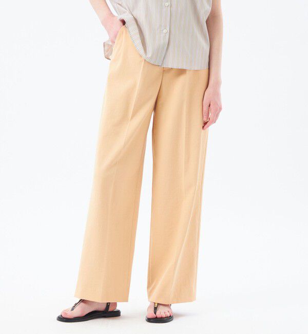 MACKINTOSH PHILOSOPHY「【2025年春夏モデル】DRY OXFORD ワイドパンツ」|その他|オレンジ