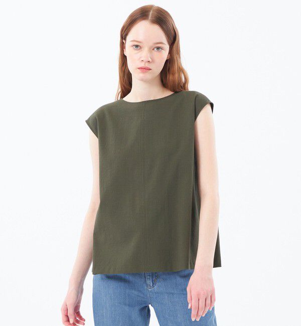 MACKINTOSH PHILOSOPHY「【2025年春夏モデル】DRY OXFORD ブラウス」|シャツ・ブラウス|カーキ