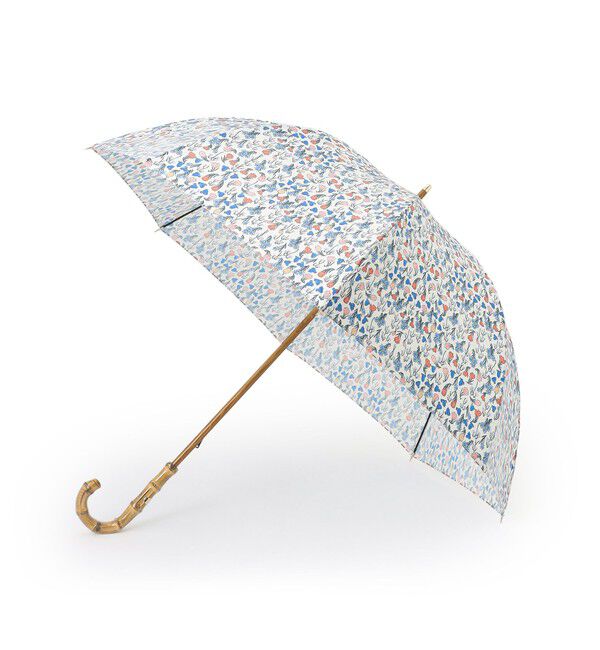 MACKINTOSH PHILOSOPHY「SnowblueGarden　バンブー長傘」|傘|オフホワイト