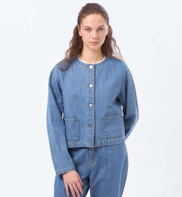 MACKINTOSH PHILOSOPHY「【ROYTON（ロイトン）】デニムジャケット」|ブルゾン・スタジャン|ライトブルー