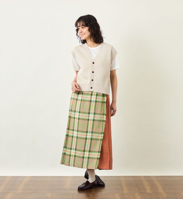 MACKINTOSH PHILOSOPHY「GREY LABEL ペーパーヤーンニットベスト」|ニット・セーター|