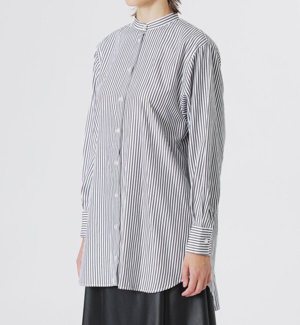  「シャツコンビクロップドジップニット」|ニット・セーター|