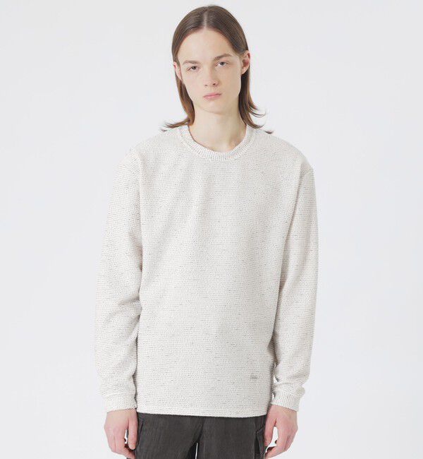  「ファンシーツイードロンＴ」|Tシャツ・カットソー|ホワイト