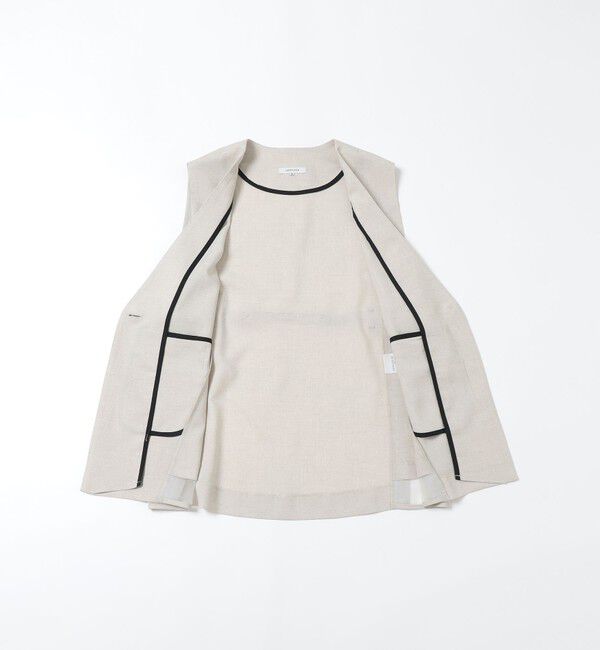  「ノーカラージレ」|ベスト・ジレ|