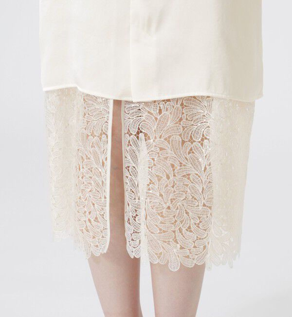  「スパンコールレースキャミドレス」|ワンピース|