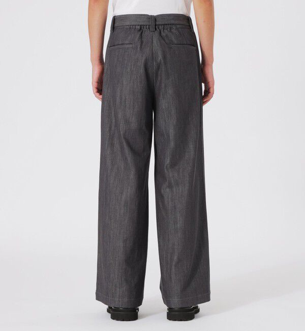  「ベルテッドバギーデニム」|デニム|