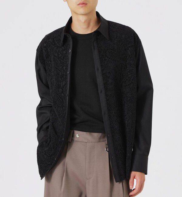  「モールペイズリーレースシャツ」|シャツ・ブラウス|