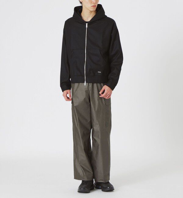  「メルトンジップアップパーカー」|ブルゾン・スタジャン|