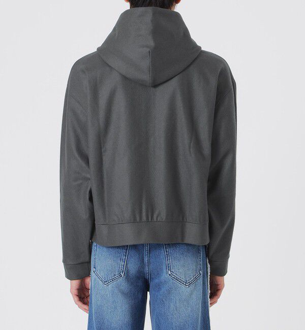  「メルトンジップアップパーカー」|ブルゾン・スタジャン|