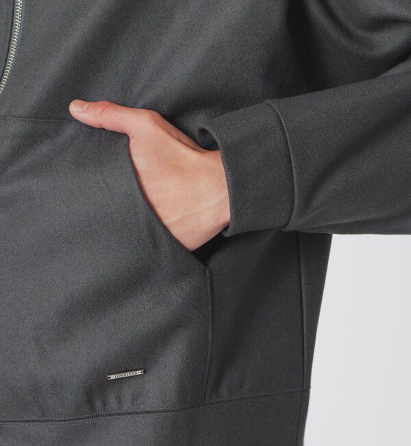  「メルトンジップアップパーカー」|ブルゾン・スタジャン|