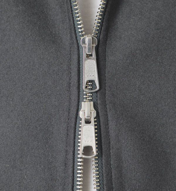  「メルトンジップアップパーカー」|ブルゾン・スタジャン|