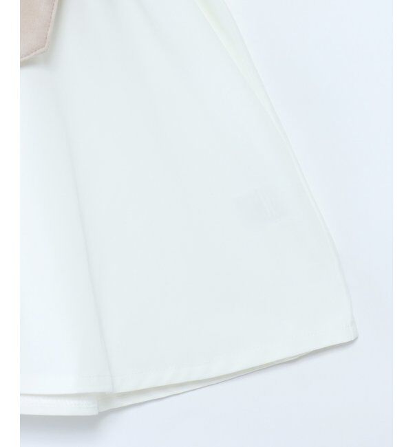 ikka kids「【キッズ】ベストレイヤードドッキングワンピース（100~160cm）」|スカート|