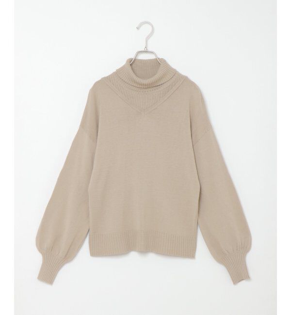 IKKA LOUNGE「&radic;M ルートエム パフスリーブニット」|プルオーバー|