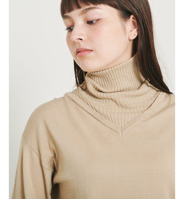 IKKA LOUNGE「&radic;M ルートエム パフスリーブニット」|プルオーバー|