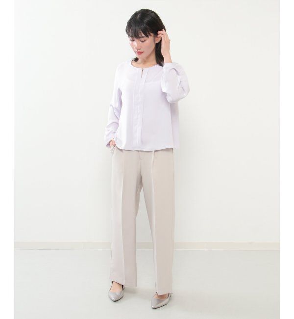 IKKA LOUNGE「ゴールドパーツブラウス」|シャツ・ブラウス|