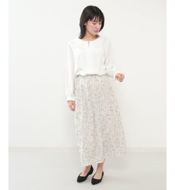 IKKA LOUNGE「ゴールドパーツブラウス」|シャツ・ブラウス|