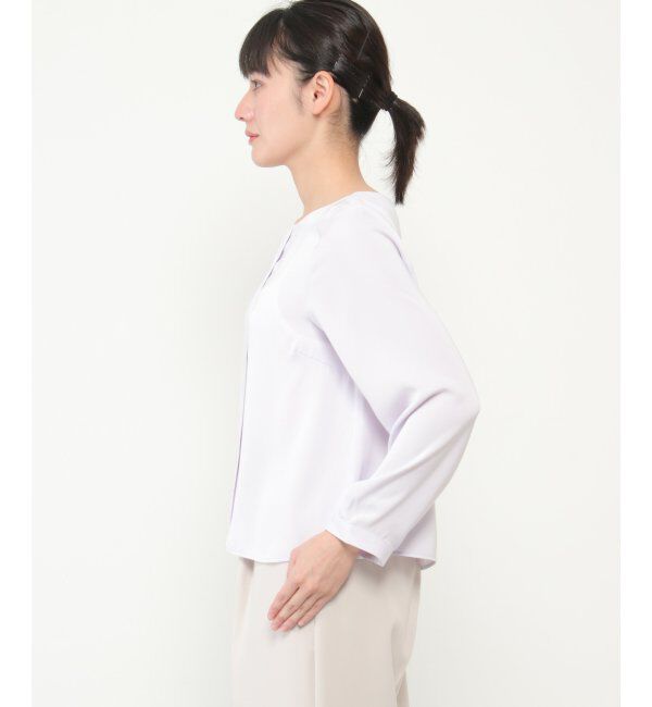 IKKA LOUNGE「ゴールドパーツブラウス」|シャツ・ブラウス|