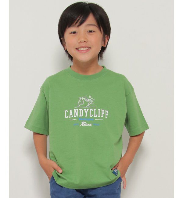 ikka kids「USAコットン サーフテイストプリントTシャツ（120~160cm）」|Tシャツ・カットソー|グリーン