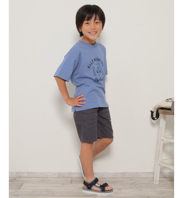 ikka kids「USAコットン サーフテイストプリントTシャツ（120~160cm）」|Tシャツ・カットソー|